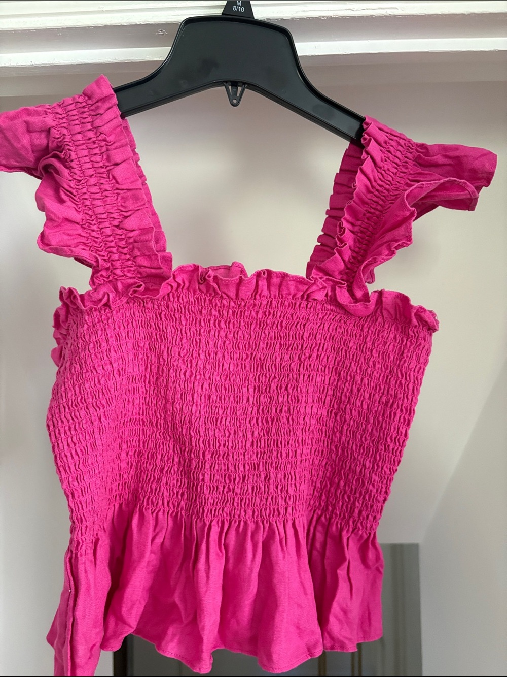 Hill House Smocked Ruffle Top